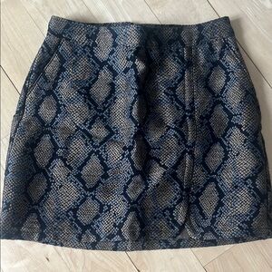 Stylish Snake Print Skirt